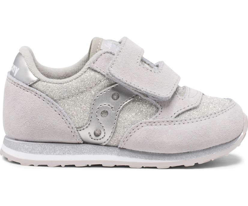 Tenis Saucony Baby Jazz Hook & Loop Niños Plateados | México 730WNBY